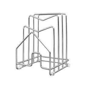 1bxgguojiay-sus Sunficon Pot Lid Organizer Cutting Board Holder Inside Cabinet 304 Stainless Steel