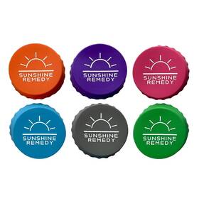 Sunshine Remedy 197644011674 Silicone Beverage Can Lids 6 Pack - Reusable Covers For Soda Beer And Energy