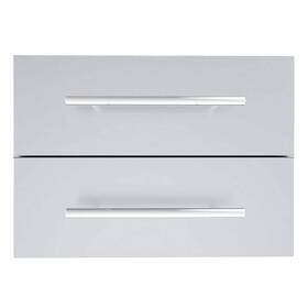 De-dd13 Sunstone Designer Series Raised Style 18 Inch X 13 304 Stainless Steel Double Drawer