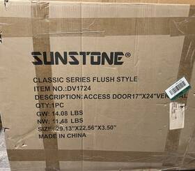 Dv1724 Sunstone 17 Inch X 24 Stainless Steel Vertical Access Door For Outdoor Bbq Island