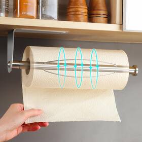Tp027-st Suntech Paper Towel Holder Under Cabinet One Hand Tear Self-adhesive Or Dri