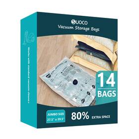 Suoco 850082507009 Vacuum Storage Bags Compression Packing Space Saver Seal For Clothing B