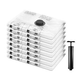 Vac-2002 Suoco 8 Jumbo Vacuum Storage Bags Compression Packing Seal Space Saver Cubes For C