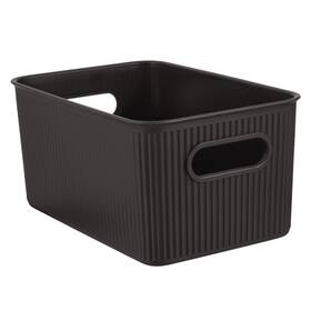 Superio 810541009345 Ribbed Collection - Decorative Plastic Open Home Storage Bins Organiz Superio 810541009345 Ribbed Collection - Decorative Plastic Open Home Storage Bins Organiz