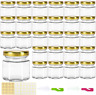 Superlele20190729524112 Superlele Hexagon Mini Glass Jars With Lids Honey 704755295635