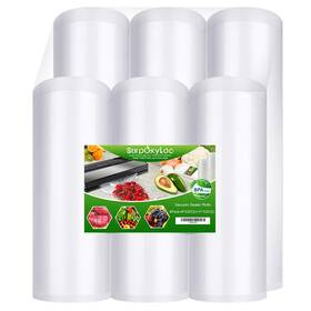 Surpoxyloc 3 20cmx6m 28cmx6m 6 Pack 8 Inch X20ft 3rolls And11 Food Vacuum Sealer Bags R
