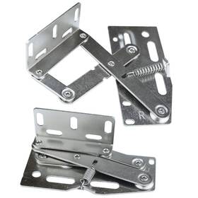 Suuji 673324936043 2 Pcs Scissors Hinges Sink Front Tip Out Tray For Kitchen Or Dra