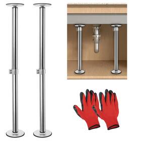 Fba032 Swess Undermount Sink Brackets Stainless Steel Adjustable Legs Silver