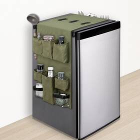 Swisselite 060 9 Mini Fridge Caddy Organizer Over The Storage With 18 Pocke Swisselite 060 9 Mini Fridge Caddy Organizer Over The Storage With 18 Pocke