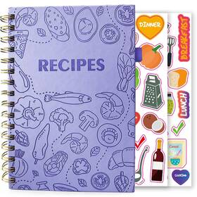 Szxeoe 764020395828 Recipe Book To Write In Your Own Recipes Spiral Personal Blank Notebook