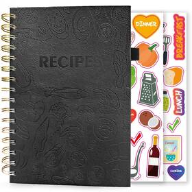 Dmspb001 Szxeoe Recipe Book To Write In Your Own Recipes Spiral Personal Blank Notebo
