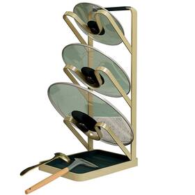 Szxzy01 765439732433 Lid Stand Organizer Pot Rack Holder For Utensils In Kitchen Cabinet S