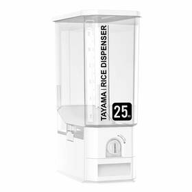 Trd-155 Tayama 55 Lbs. Capacity Rice Dispenser Grain Storage Lbs White Trd-155 Tayama 55 Lbs. Capacity Rice Dispenser Grain Storage Lbs White