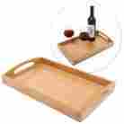 Tb-kit0454bei Mygift Beige Bamboo Butler Serving