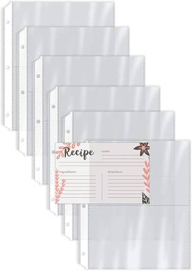 81012 Tba Better Products Recipe Card Page Protectors 50 Pack - 4 X 6 Inch Pockets Pages 81012 Tba Better Products Recipe Card Page Protectors 50 Pack - 4 X 6 Inch Pockets Pages