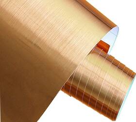 Rht64 Teemall Metal Look Film Vinyl Self Adhesive Gold Texture Waterproof Anti Greasy Count