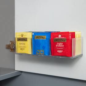 Telkeen 663376548110 Tea Bag Organizer Holds Up To 60 Bags With 3 Compartments