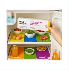 The Bld System 195893411740 Refrigerator Liners Set Of 5 - Color Coded Washable Fridge Organizer For Mom