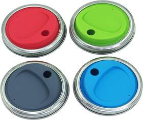 Owm-001 Thinkchances Reusable Food Grade And Bpa Free Silicone Wide Mouth Blue Grey Green Red