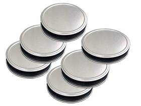 Rmlid-001 Thinkchances Rust Resistant Stainless Steel Regular Mouth Storage Lids Mason Jar Caps With