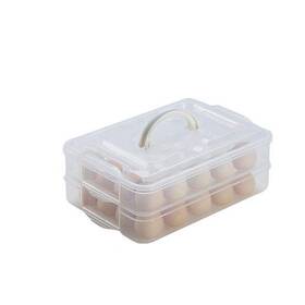 Tian Chen 971447402532 Deviled Egg Tray With Lid 2-layer Stackable Carrier Holder For Refriger Tian Chen 971447402532 Deviled Egg Tray With Lid 2-layer Stackable Carrier Holder For Refriger