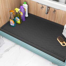 Tg-34 Tigejoy 22 34 Inch X Under Sink Mats For Kitchen Waterproof Leak-proof Silicone Tg-34 Tigejoy 22 34 Inch X Under Sink Mats For Kitchen Waterproof Leak-proof Silicone