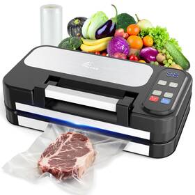 Vs8001c Tiitss 95kpa Vacuum Sealer For Food 125w Commercial Saver Mach Inch