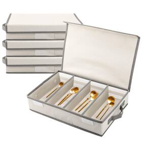 Boo-tioncy-7334 Tioncy 4 Pcs Wine Glass Storage Box With Dividers Stemware Cases China Containers Fo