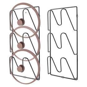 22377380 Tlpcrki 2 Pack Pot Lid Organizer Rack 6-tier Pots And Pans Holder For Ca
