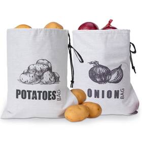 Tttdd01 Togetrue Potato Onion Storage Bag Fabric And Potatoes Was