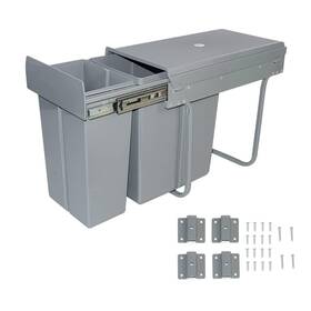 Tonchean 973357081289 Pull Out Trash Can Under Cabinet Sink Double Sliding Kitchen