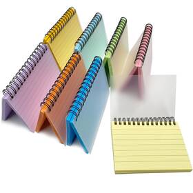 Tp0060220001 Top-pindu 8 Packs Spiral Index Cards Ruled Bound 3 X 5 Inches Multicolor
