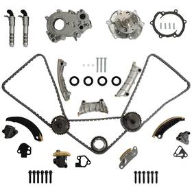 Tn-gm3600-tmk-002 Torquelnova 90753s 3.6 Timing Chain Kit Oil Pump And Water Fit For Buick Chevrolet Gmc