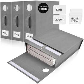 Tosoro 198715323443 4 Pack Bed Sheet Organizer And Storage Foldable