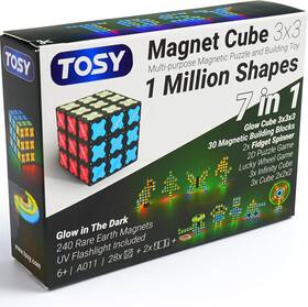 Cube-3x3 Tosy Magnet Cube 3x3 - 240 Magnets 30 Blocks 6 In 1 Toy 3x3x3 Cube-3x3 Tosy Magnet Cube 3x3 - 240 Magnets 30 Blocks 6 In 1 Toy 3x3x3