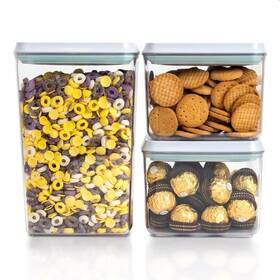 Tds-mfg-3pcs1 Tourdeus Pop Top Food Storage Containers 3-piece Pantry With Lids Airtight Tds-mfg-3pcs1 Tourdeus Pop Top Food Storage Containers 3-piece Pantry With Lids Airtight