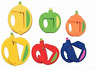 Tp-fs001 Pack Of Plastic Life Food Storage Fruit Pattern 695640686969