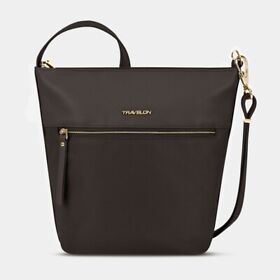43491-500 Travelon Anti-theft Addison Bucket Bag Black