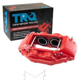 Trq Cla40363 Front Right Brake Caliper Performance Red Passenger Side Compatible With
