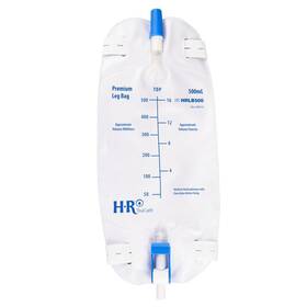 B0cg7m71bz Trucath Premium Flocked Back Leg Bag With Flip Valve And Extension Tubing 500 Ml - 3