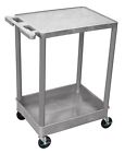 Stc21-g Tub Cart Shelves 120552 Gray Id Utility . 2 18