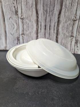 1547-1 Tupperware Ultra Casserole And Vented Plastic Lids Microwave Oven 3 Pc