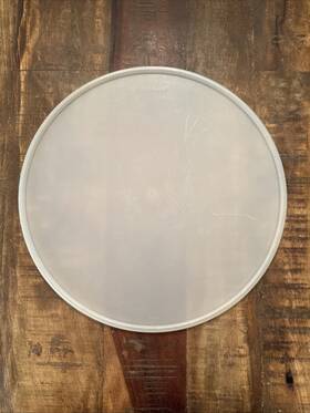 2107a-1 Tupperware Vintage Sheer 11.5 Inch Replacement Bowl Seal Lid #2107a-1