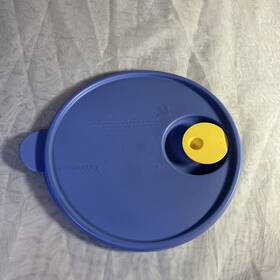 2649b-4 Tupperware #2649b-4 Vtg Crystalwave Blue Microwave Vented Replacement Lid 2649b-4 Tupperware #2649b-4 Vtg Crystalwave Blue Microwave Vented Replacement Lid