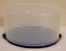 3062b-2 Tupperware Vtg Cake/pie Carrier With Handle Brand New/unused
