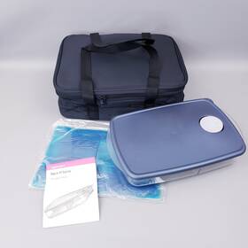 3990a Tupperware Rock N Serve Divided Microwave Heatable Container Vented Seal #3990a