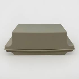 512-2 Tupperware Vintage Almond 2 Stick Butter Dish With Lid Made In Usa