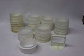 882-37 Tupperware Lot Of 29 Hamburger Keepers With 1 Press No Lids Made In Usa