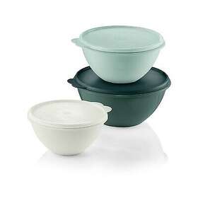 88693036 Tupperware Wonderlier 3pc Classic Bowls Green
