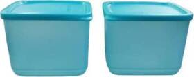 Ac-e1-18 Tupperware Cubix Large Plastic Fridge Container 1000 Ml Pack Of 2 Blue Ac-e1-18 Tupperware Cubix Large Plastic Fridge Container 1000 Ml Pack Of 2 Blue